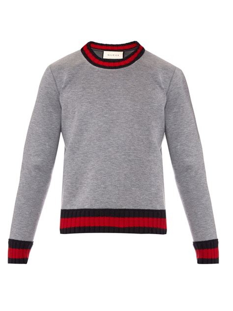 gucci crewneck grey|Gucci crewneck sweatshirt.